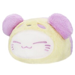 Peluche Nemuneko Cat Pastel Panda Big Purple 33 cm