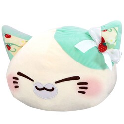 Peluche Nemuneko Cat Sweet Big Plush Mint Green 35 cm