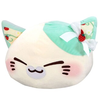 Peluche Nemuneko Cat Sweet Big Plush Mint Green 35 cm