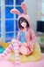 Estatua Rascal Does Not Dream of a Knapsack Kid 1-7 Mai Sakurajima Hoodie Look Rabbit Ears Ver. 18 cm