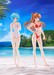 Figura Rebuild of Evangelion Pop Up Parade Beach Queens Rei Ayanami (One-Piece Style) L Size 22 cm