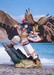 Estatua Samurai Spirits 1-7 Nakoruru 30 cm