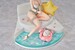 Estatua Senkan Shoujo R 1-7 Lexington (CV-16) Summer of Ingleside Ver. 19 cm