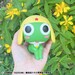Estatua Keroro Gunso Look Up Keroro 11 cm
