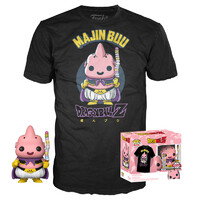 Set figura POP & Tee Dragon Ball Z Majin Buu Exclusive (M)