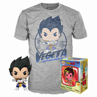 Set figura POP & Tee Dragon Ball Z Vegeta (S)