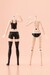 Accesorios para las Figuras Sousai Shojo Teien 1-10 Dress Up Body Body Color C Size S