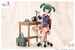 Model Kit Sousai Shojo Teien 1-10 Bukiko Kotobuki Winter Clothes Modelers Edition 15 cm