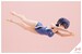 Maqueta Sousai shojo teien Model Kit 1-10 Rui Saotome Touou High School Competitive Swimsuit 16 cm