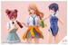 Maqueta Sousai shojo teien Model Kit 1-10 Rui Saotome Touou High School Competitive Swimsuit 16 cm