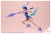 Maqueta Sousai shojo teien Model Kit 1-10 Rui Saotome Touou High School Competitive Swimsuit 16 cm