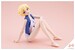 Maqueta Sousai shojo teien Model Kit 1-10 Rui Saotome Touou High School Competitive Swimsuit Dreaming Style White Dolphin 16 cm