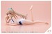 Maqueta Sousai shojo teien Model Kit 1-10 Rui Saotome Touou High School Competitive Swimsuit Dreaming Style White Dolphin 16 cm