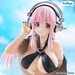 Estatua Super Sonico Noodle Stopper Super Sonico Swimsuit Black Color Ver. 10 cm