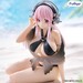 Estatua Super Sonico Noodle Stopper Super Sonico Swimsuit Black Color Ver. 10 cm