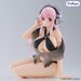 Estatua Super Sonico Noodle Stopper Super Sonico Swimsuit Black Color Ver. 10 cm