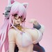 Figura Super Sonico White Cat Ver. (Reissue) 27 cm