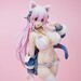 Figura Super Sonico White Cat Ver. (Reissue) 27 cm