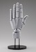 Model kit Takahiro Kagami Artist Support Item Hand 1-1 Model Men -L Gray 22 cm