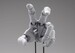 Model kit Takahiro Kagami Artist Support Item Hand 1-1 Model Men -L Gray 22 cm