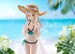 Estatua The Idolmaster Gakuen 1-7 Hiro Shinosawa Swimsuit Ver. 24 cm