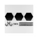 Pack de 3 Caballetes para Mini Figuras The Simple Stand Mini Nendoroid More Black Hex Type