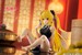 Estatua To Love-Ru Darkness Desktop Cute Figure Golden Darkness (China Dress Ver.) Renewal 13 cm