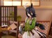 Estatua Uma Musume Pretty Derby 1-7 Manhattan Cafe Willow-Green Evening 24 cm