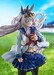 Estatua Uma Musume Pretty Derby 1-7 Oguri Cap 27 cm