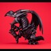 Estatua Yu-Gi-Oh! Duel Monsters Megatoon Red Eyes Black Dragon 13 cm