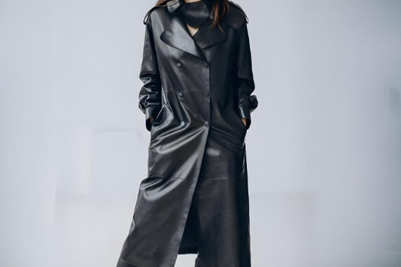 Abrigo-Chaquetn-Cazadora de Piel